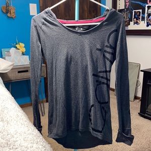 CALVIN KLEIN SMALL GREY LONG SLEEVE SHIRT